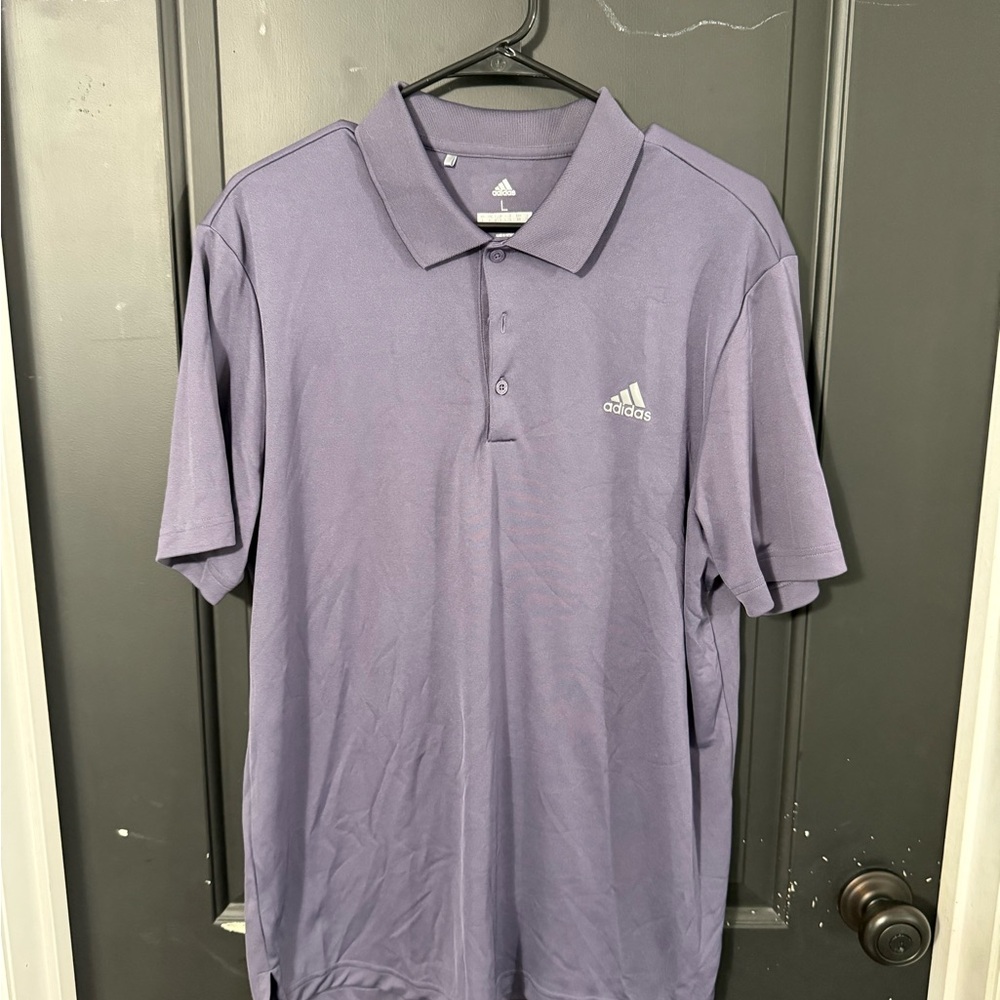 Adidas Men's Lavender Polo Shirt